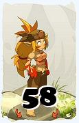 A Dofus character, Sacrier-Air, by level 58