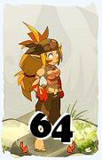 Um personagem do jogo Dofus, Sacrier-Ar, de nivel 64