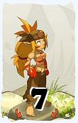 Um personagem do jogo Dofus, Sacrier-Ar, de nivel 7