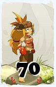 Um personagem do jogo Dofus, Sacrier-Ar, de nivel 70