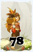 Um personagem do jogo Dofus, Sacrier-Ar, de nivel 78