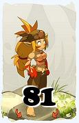 A Dofus character, Sacrier-Air, by level 81