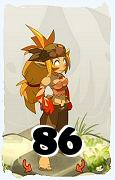 Um personagem do jogo Dofus, Sacrier-Ar, de nivel 86