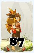 Um personagem do jogo Dofus, Sacrier-Ar, de nivel 87