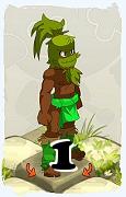 Um personagem do jogo Dofus, Sadida-Ar, de nivel 1