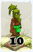 Un personnage du jeu Dofus, Crâ-Air, au niveau 10