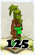 Um personagem do jogo Dofus, Sadida-Ar, de nivel 125