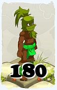 Um personagem do jogo Dofus, Sadida-Ar, de nivel 180