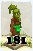 Un personnage du jeu Dofus, Sram-Air, au niveau 181