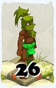 A Dofus character, Sadida-Air, by level 26