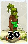 A Dofus character, Sadida-Air, by level 30