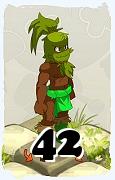 A Dofus character, Sadida-Air, by level 42