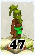 Un personnage du jeu Dofus, Pandawa-Air, au niveau 47