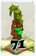 Um personagem do jogo Dofus, Cra-Ar, de nivel 71