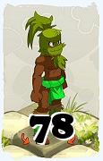 Um personagem do jogo Dofus, Sadida-Ar, de nivel 78