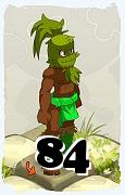 Un personnage du jeu Dofus, Sadida-Air, au niveau 84