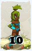 A Dofus character, Sacrier-Air, by level 10