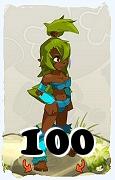 Un personnage du jeu Dofus, Sadida-Air, au niveau 100