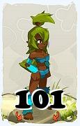 A Dofus character, Sadida-Air, by level 101