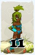 Un personnage du jeu Dofus, Sadida-Air, au niveau 11