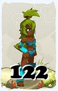 Un personnage du jeu Dofus, Sadida-Air, au niveau 122