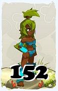 Un personnage du jeu Dofus, Sadida-Air, au niveau 152