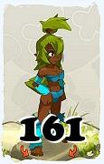 Un personnage du jeu Dofus, Sadida-Air, au niveau 161