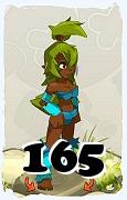 Um personagem do jogo Dofus, Sadida-Ar, de nivel 165