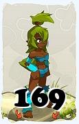 Un personnage du jeu Dofus, Sadida-Air, au niveau 169