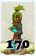 Un personaje del juego Dofus, Zurcarák-Aire, de nivel 170