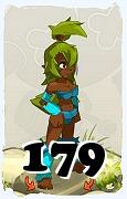 Un personaje del juego Dofus, Sadida-Aire, de nivel 179