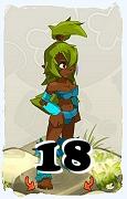 A Dofus character, Eniripsa-Air, by level 18