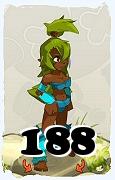 Un personnage du jeu Dofus, Sadida-Air, au niveau 188