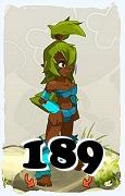 Un personnage du jeu Dofus, Sadida-Air, au niveau 189