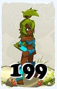 A Dofus character, Sadida-Air, by level 199