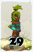 Un personnage du jeu Dofus, Sadida-Air, au niveau 29