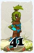 Un personnage du jeu Dofus, Sadida-Air, au niveau 41