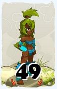 A Dofus character, Sadida-Air, by level 49