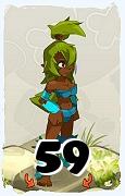 A Dofus character, Sadida-Air, by level 59