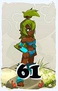 A Dofus character, Sadida-Air, by level 61