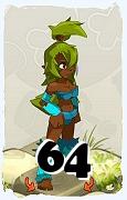 Un personnage du jeu Dofus, Sadida-Air, au niveau 64