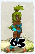 Un personnage du jeu Dofus, Sadida-Air, au niveau 65