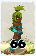 Un personnage du jeu Dofus, Sadida-Air, au niveau 66