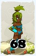 Un personnage du jeu Dofus, Sadida-Air, au niveau 68