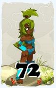 Un personnage du jeu Dofus, Sadida-Air, au niveau 72