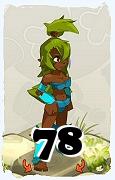 A Dofus character, Sadida-Air, by level 78