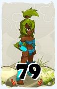 Um personagem do jogo Dofus, Sadida-Ar, de nivel 79