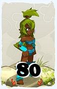 A Dofus character, Sadida-Air, by level 80