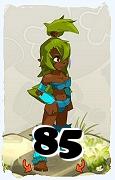 Un personnage du jeu Dofus, Sadida-Air, au niveau 85