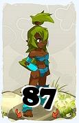 Um personagem do jogo Dofus, Sadida-Ar, de nivel 87